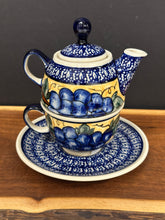 Load image into Gallery viewer, Teapot for One, 12 oz. - Tuscan Grapes
