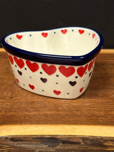 Load image into Gallery viewer, Bowl, Heart Shaped Ramekin 4&quot; x 4&quot; - Love Struck
