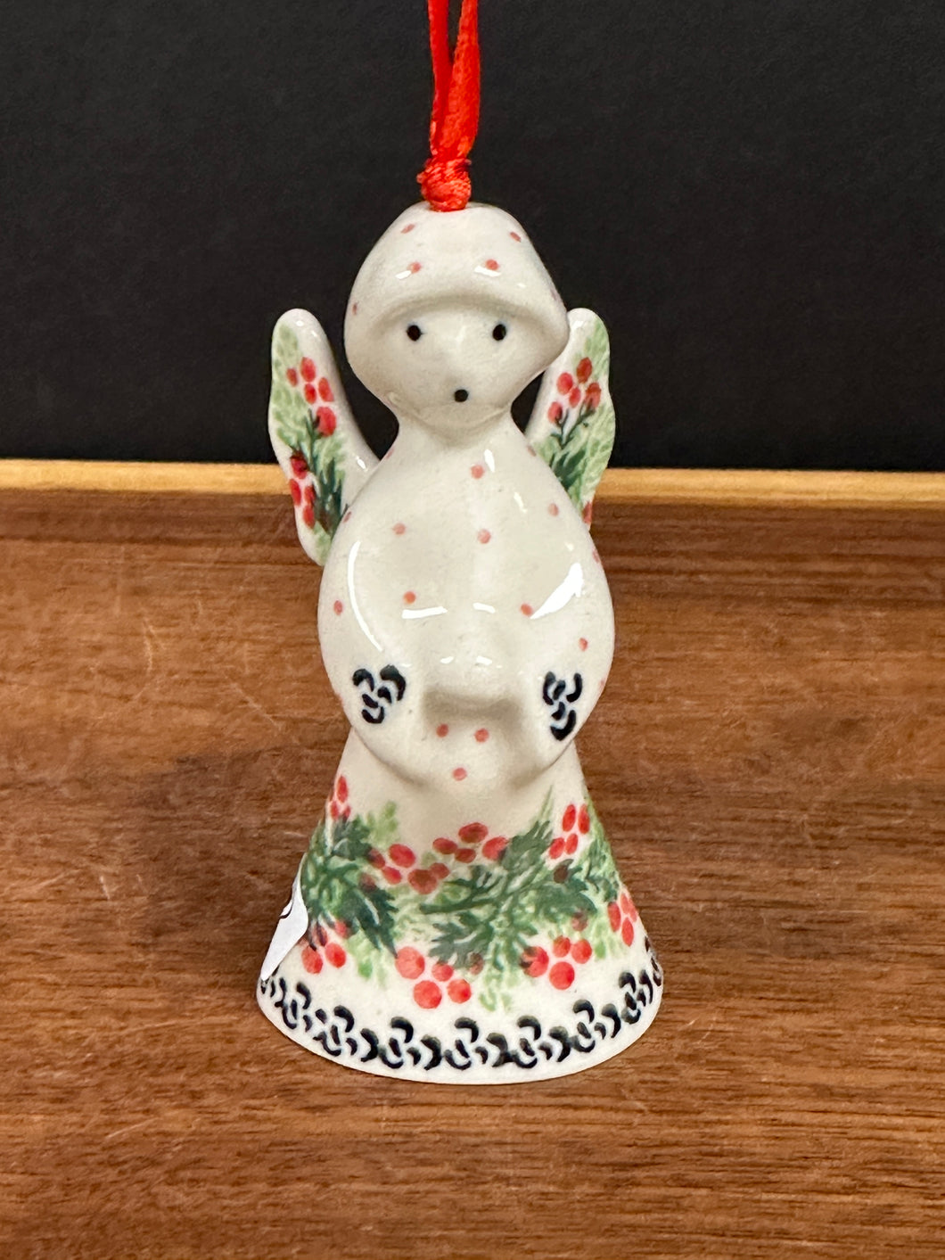 Angel Figurine Bell Ornament 3.5