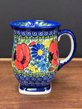 Load image into Gallery viewer, Mug, Pedestal 12 oz - Red Poppy

