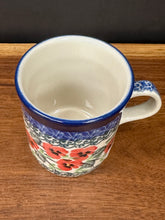 Load image into Gallery viewer, Espresso Mug, 4 oz - Red Pansy
