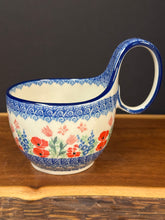 Load image into Gallery viewer, Bowl, Loop Handle Soup - Whimsical Garden
