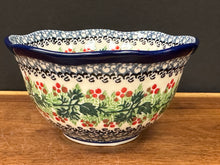 Load image into Gallery viewer, Bowl, Wavy Edge 5.75" - Holly Berry
