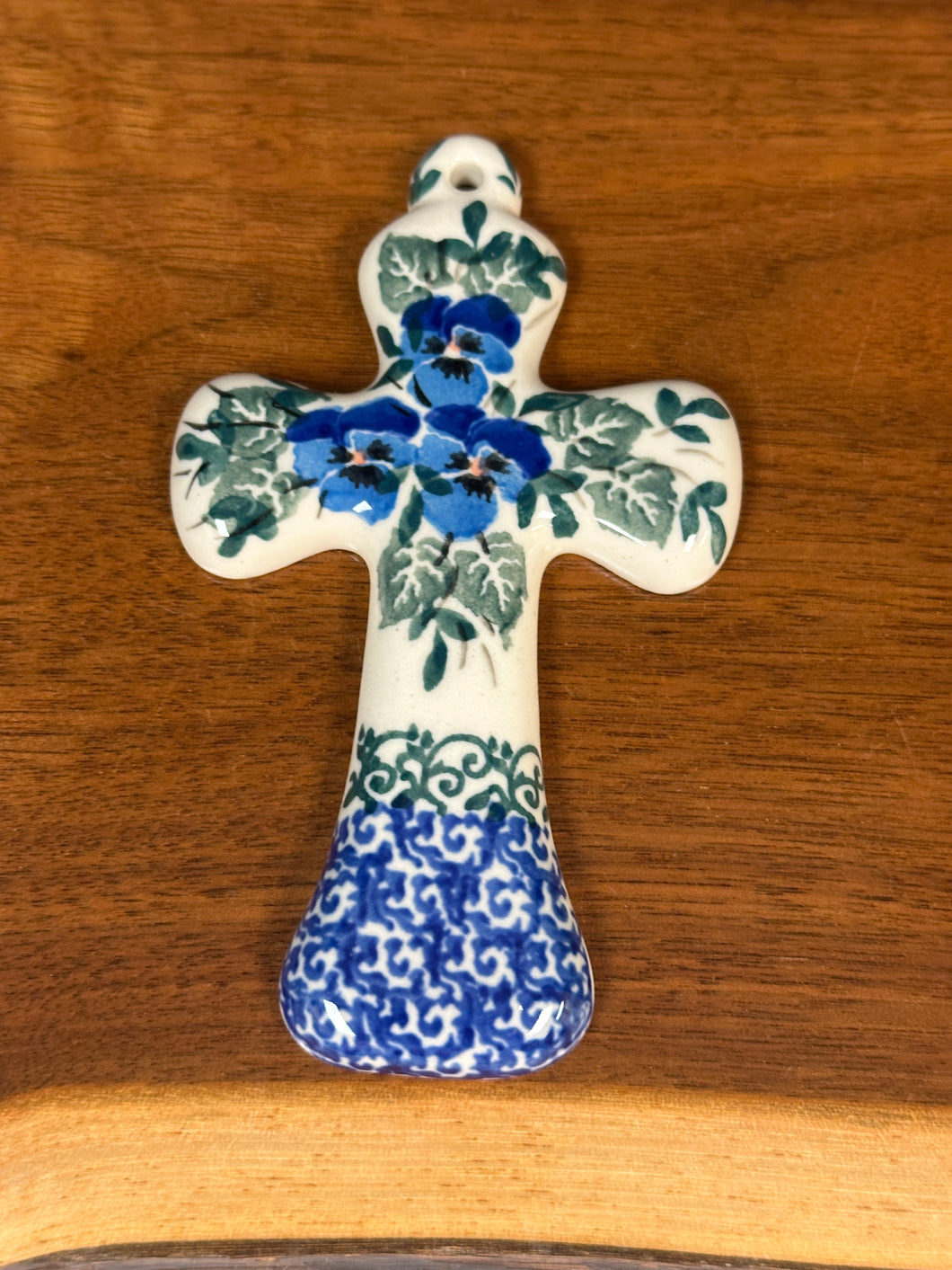 Cross, Small 4.75” - Winter Viola