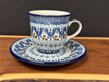 Load image into Gallery viewer, Teacup &amp; Saucer, 6 oz. - Blue Yonder 2
