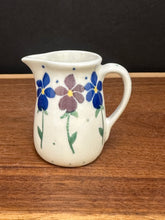 Load image into Gallery viewer, Miniature Pitcher, Toothpick Holder - Early Pansies
