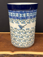 Load image into Gallery viewer, Wine Crock/ Utensil Holder, 7.75" H - Bluebird Vines
