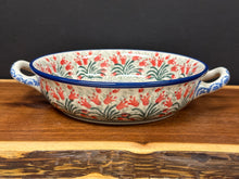 Load image into Gallery viewer, Baker, Round w/ Handles, 8" - Crimson Bells
