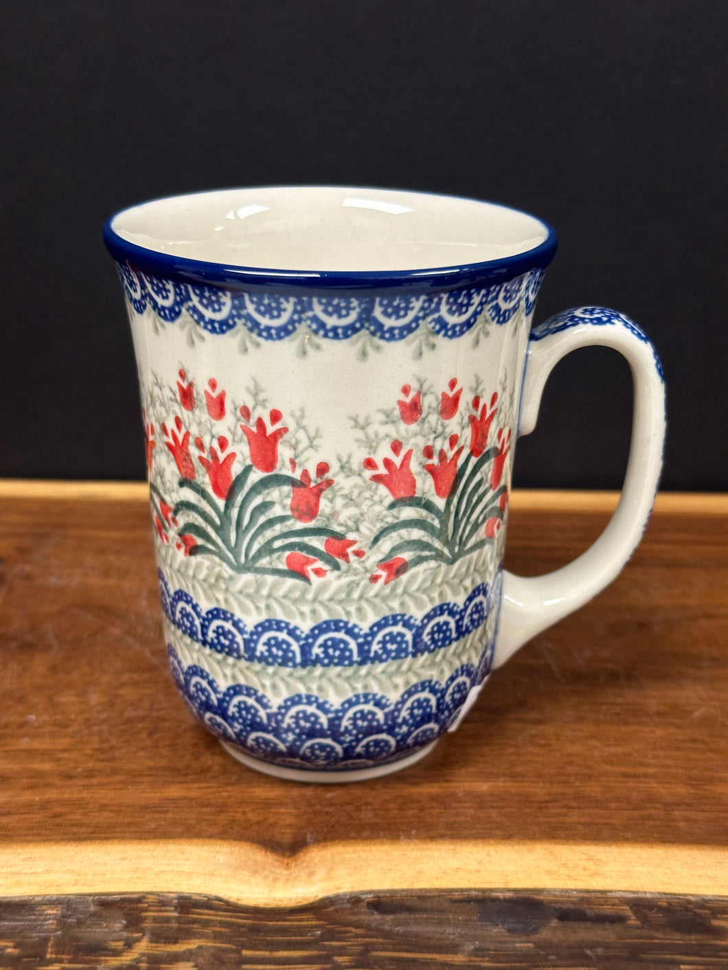 Mug, Bistro 16 oz. - Crimson Bell