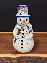 Load image into Gallery viewer, Snowman, Candle Holder - Candy Cane Lane
