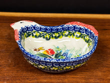 Load image into Gallery viewer, Bowl, Chicken Shape - Unikat Honeybee &amp; Tulips
