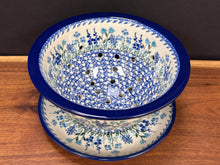 Load image into Gallery viewer, Berry Bowl w/Saucer, 8"W - Little Gems
