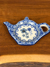 Load image into Gallery viewer, Tea Bag Holder - Denim Daisy

