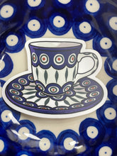Load image into Gallery viewer, Sticker by Birdy, Peacock Teacup

