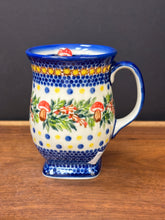 Load image into Gallery viewer, Mug, Pedestal 12 oz - Amanita Mushrooms
