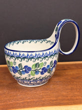 Load image into Gallery viewer, Bowl, Loop Handle Soup - Blue Berries
