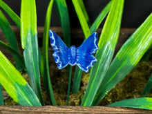 Load image into Gallery viewer, Butterfly on Wire Stem, Light Blue
