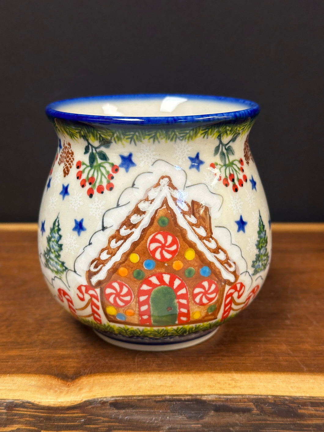 Mug, Bubble XL 18 oz - Unikat Gingerbread House