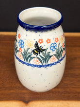 Load image into Gallery viewer, Vase, Small Milk Bottle - Honey Bee
