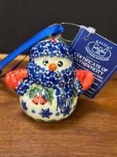 Load image into Gallery viewer, Ornament, Snowman with Scarf - Jingle Bells
