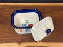 Load image into Gallery viewer, Trinket Box, Rectangular - Paw Prints
