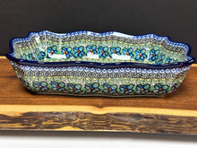 Load image into Gallery viewer, Baker, Scalloped Rectangular - U0151 Mardi Gras
