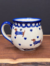 Load image into Gallery viewer, Mug, Bubble 12 oz - Dachshunds in Sweaters
