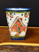 Load image into Gallery viewer, Mug, XL Square Coffee Kalich - Gingerbread House
