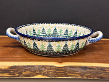 Load image into Gallery viewer, Baker, Round w/ Handles, 8&quot; - Christmas Trees
