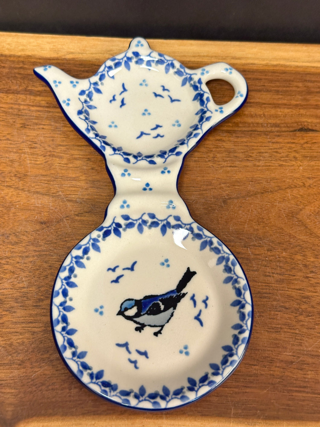 Tea Bag & Cup Holder - Blue Finch