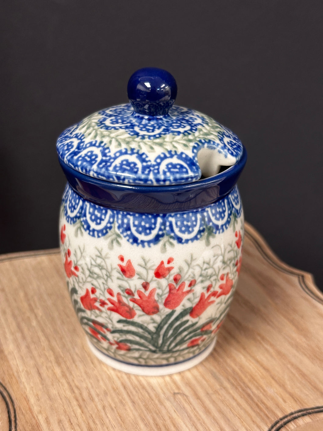Honey Jar, 6 oz - Crimson Bell