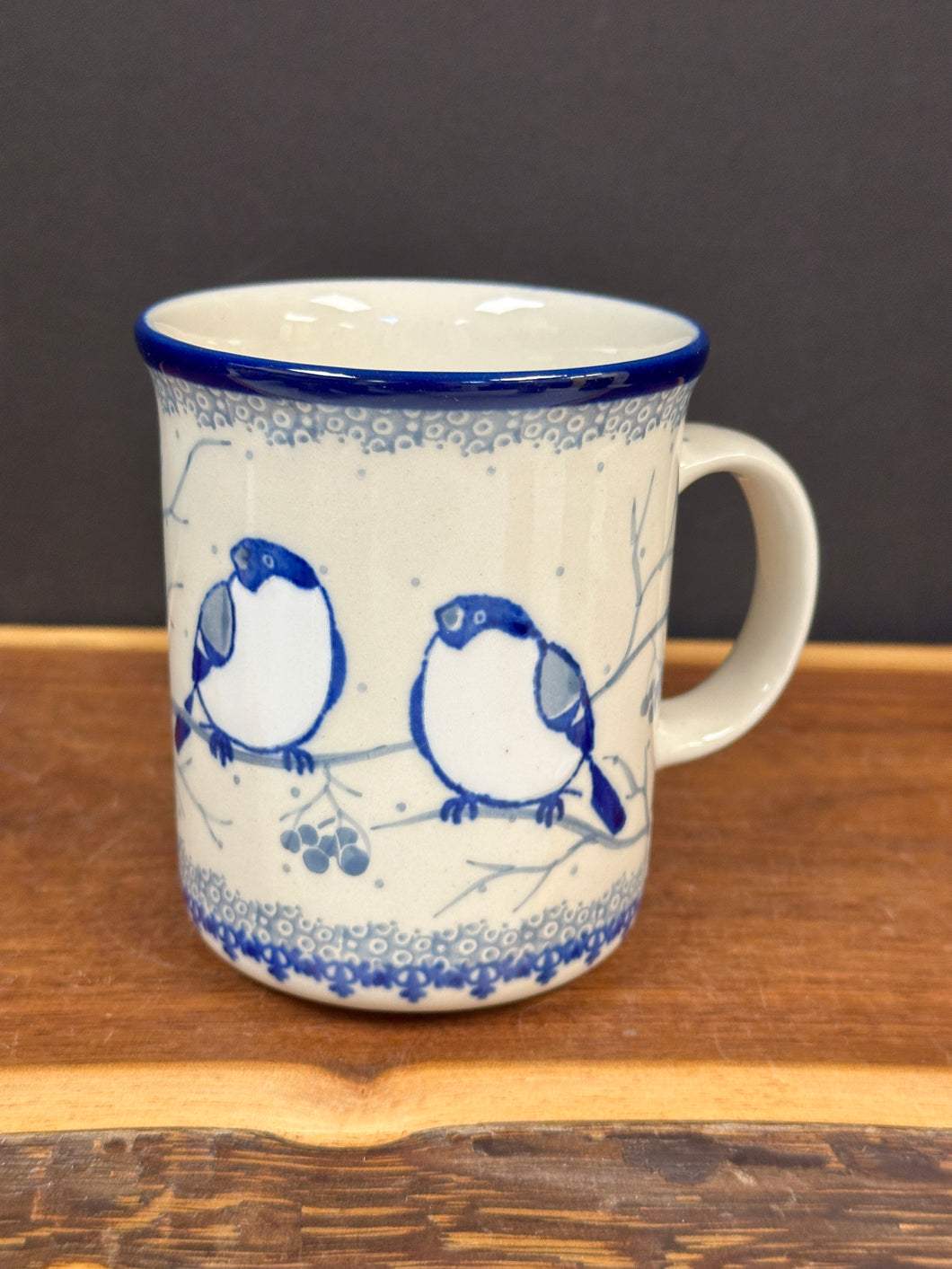 Mug, Straight 15 oz. - U4830 Gray Birds