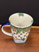 Load image into Gallery viewer, Mug, XL 18 oz Square Coffee Kalich - Reindeer in the Snow
