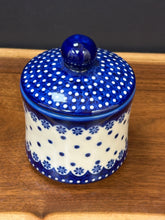 Load image into Gallery viewer, Sugar Canister, Lace &amp; Dots
