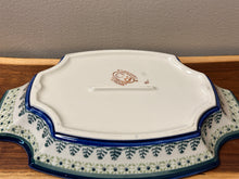 Load image into Gallery viewer, Platter, Pre-owned Rectangular Scalloped Edge - Pine Forest
