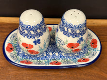 Load image into Gallery viewer, Salt &amp; Pepper Set - Red Poppy Garden
