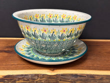 Load image into Gallery viewer, Berry Bowl w/ Saucer , 8&quot;W - Daffodil
