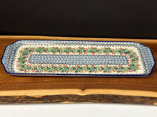 Load image into Gallery viewer, Tray, Rectangular 5.5” x 16-1/2” - Holly Berry
