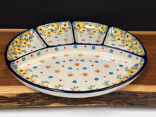 Load image into Gallery viewer, Platter, Divided 10.25” Round - Buttercup
