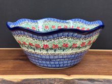 Load image into Gallery viewer, Bowl, Wavy Edge 10" - Maraschino
