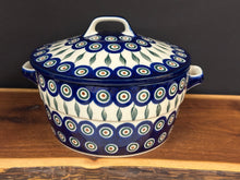 Load image into Gallery viewer, Covered Casserole (2.5 qt) - - Peacock
