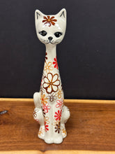 Load image into Gallery viewer, Cat Figurine - 10” - Flower Child
