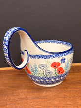 Load image into Gallery viewer, Bowl, Loop Handle Soup - Red Poppy Garden
