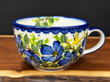 Load image into Gallery viewer, Mug, Latte or Soup - Blue Hibiscus
