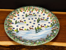 Load image into Gallery viewer, Plate, Dinner 10.25" - Reindeer in the Snow
