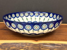 Load image into Gallery viewer, Bowl, Contemporary Serving 9" - Peacock
