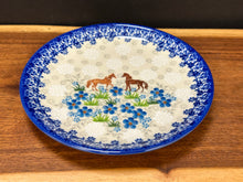 Load image into Gallery viewer, Plate, 7.5" Salad - Blue Meadow Horses

