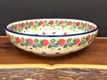 Load image into Gallery viewer, Bowl, Contemporary Serving 9" - Strawberry Field
