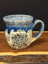 Load image into Gallery viewer, Mug, Barrel Style -  15 oz. Make Music by Matthew’s Pottery
