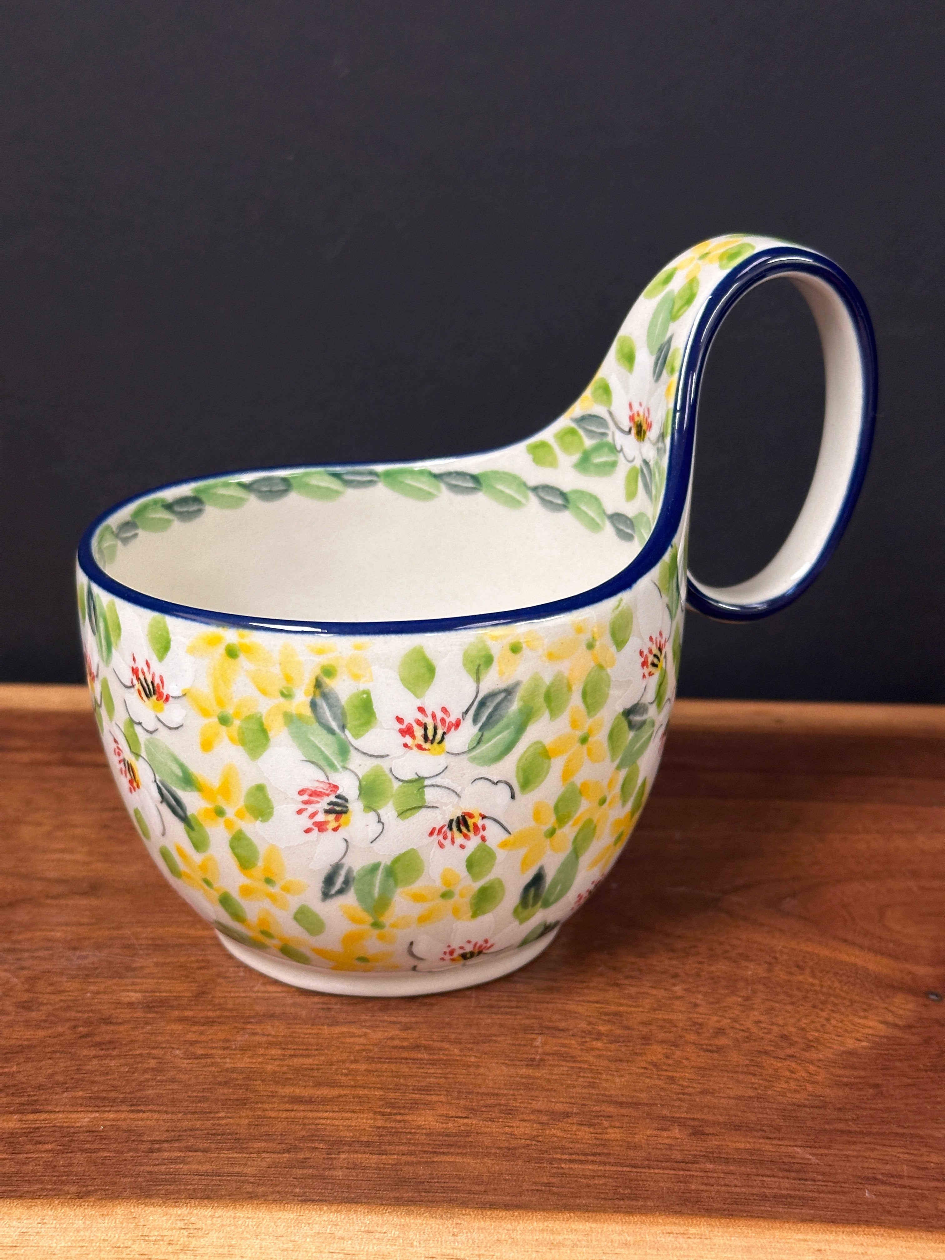 Bowl, Loop Handle Soup - U4901 – Music City Polish Pottery